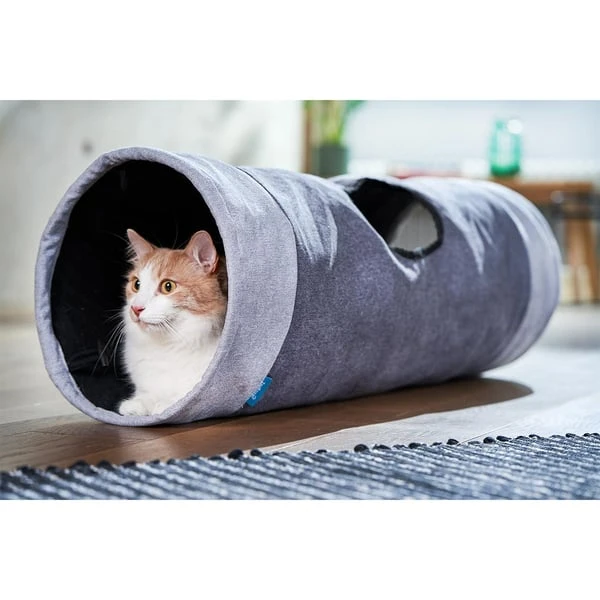 ZooRoyal Rascheltunnel Maja Grau Ø 30 X 90 Cm 7 ZooRoyal Rascheltunnel Maja Grau Ø 30 X 90 Cm – Bild 7