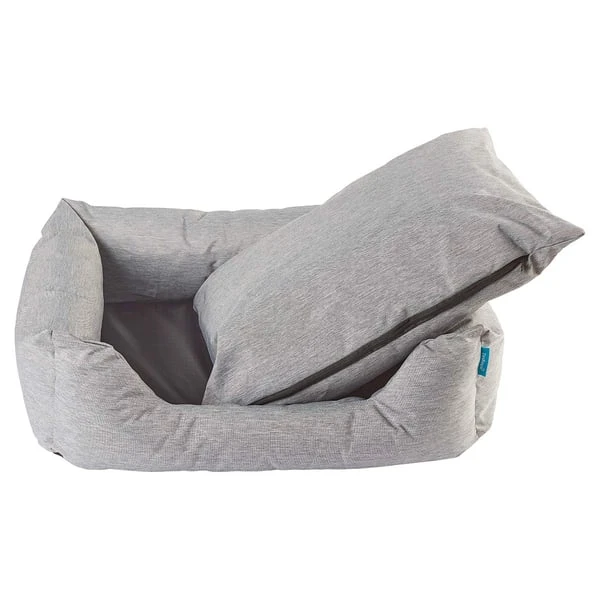 ZooRoyal In- & Outdoor Haustierbett Sam 61x48 Cm Grau 2 ZooRoyal In- & Outdoor Haustierbett Sam 61x48 Cm Grau – Bild 2