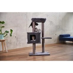 ZooRoyal Kratzbaum Lea 108 Cm Anthrazit 15 ZooRoyal Kratzbaum Lea 108 Cm Anthrazit -Pet Verkauf zooroyal kratzbaum lea 108cm anthrazit web 1