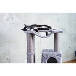 ZooRoyal Kratzbaum Leni 123cm Grau -Pet Verkauf zooroyal kratzbaum leni 123cm grau 2