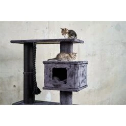 ZooRoyal Kratzbaum Lucia Anthrazit 113cm -Pet Verkauf zooroyal kratzbaum lucia 113cm anthrazit 3