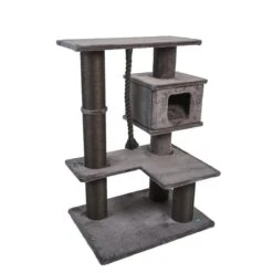 ZooRoyal Kratzbaum Lucia Anthrazit 113cm -Pet Verkauf zooroyal kratzbaum lucia 7