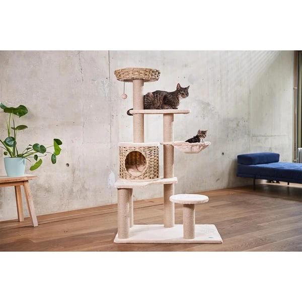 ZooRoyal Premium Kratzbaum Sumba 136 Cm 17 ZooRoyal Premium Kratzbaum Sumba 136 Cm – Bild 17